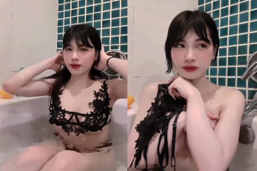 Clip cô gái gợi cảm với làn da trắng mịn và đôi mắt mê hoặc