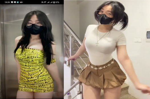 Clip TikTok em gái mũm mĩm nhảy nhót gợi cảm