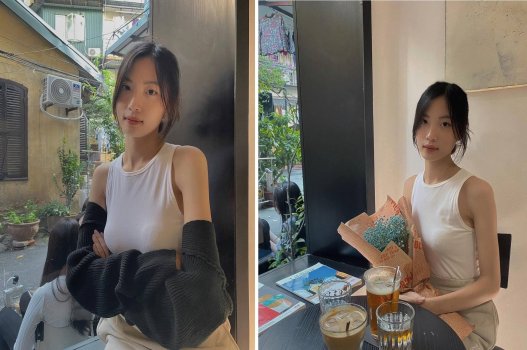 Cô gái trường Hoàng Hoa Thám Nha Trang quyến rũ