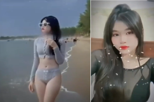 Kim Anh ở biển bị vuốt ve mê mải thổn thức