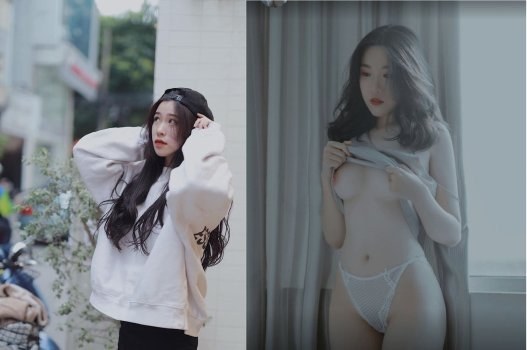 Thủy Thủy sinh viên quyến rũ trong những khoảnh khắc chụp ảnh nóng bỏng